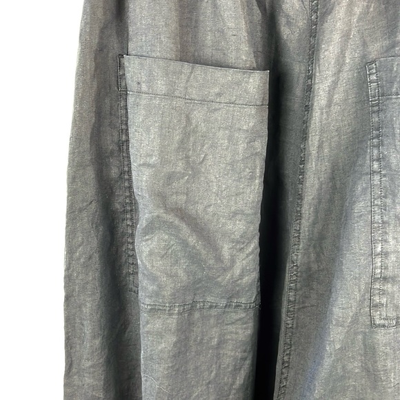 Rundholz Black Label Black Ramie Drawstring Harem Trousers - Picture 6 of 10